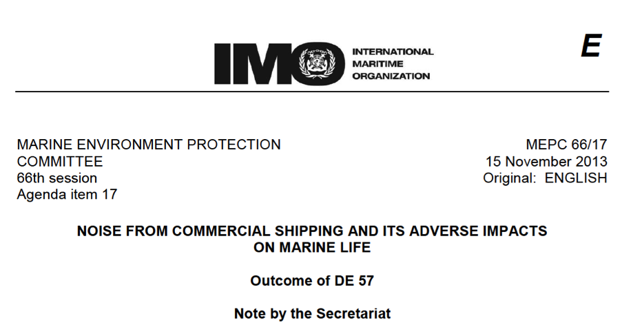 IMO adopts guidelines to reduce underwater noise from commercial ships ...